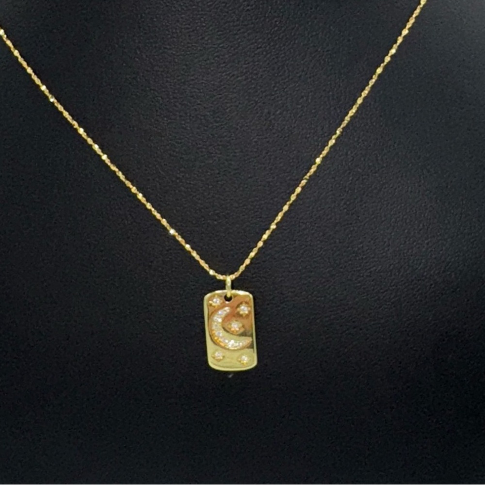 18k Celestial Pendant - Picture 5 of 7
